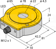 RI360P0-QR24M0-HESG25X3-H1181 Enkoder bezkontaktowy