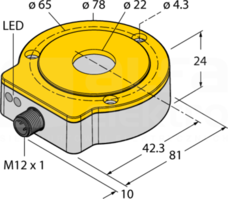 RI360P0-QR24M0-INCRX2-H1181 Enkoder bezkontaktowy