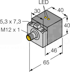 BI20U-CA40-AP6X2-H1141 Czujnik indukcyjny