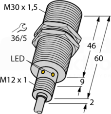 BI15U-EM30WD-AN6X Czujnik indukcyjny