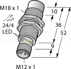 NI12U-MT18-AP6X-H1141 Czujnik indukcyjny