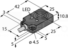 BI8U-Q10-AP6X2 Czujnik indukcyjny