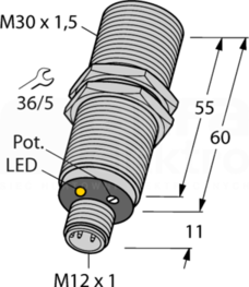 BC10-M30K-VP4X-H1141 Czujnik pojemnościowy