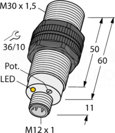 BCC10-S30WD-AP4X-H1141 Czujnik pojemnościowy