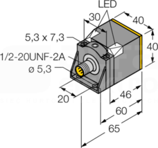 NI35U-CK40-ADZ30X2-B3131 Czujnik indukcyjny