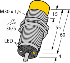 NI20U-M30-ADZ30X2 Czujnik indukcyjny