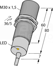 BI10-M30-AP6X/S120 Czujnik indukcyjny