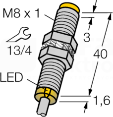 NI3-EG08-AP6X Czujnik indukcyjny