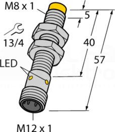 NI6U-EG08-AP6X-H1341 Czujnik indukcyjny