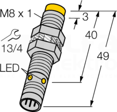 NI3-EG08-AN6X-V1131 Czujnik indukcyjny