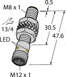 BI2-M08-VP6X-H1341 Czujnik indukcyjny