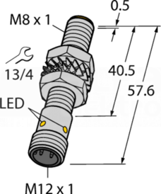 BI2-M08E-AP6X-H1341 Czujnik indukcyjny