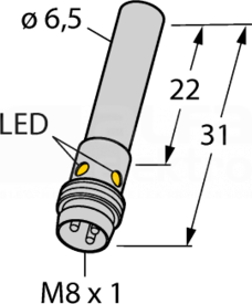BI1,5-EH6,5K-AN6X-V1131 Czujnik indukcyjny