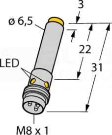 NI3-EH6,5K-AN6X-V1131 Czujnik indukcyjny