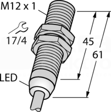 BI2-M12-AP6X/S120 Czujnik indukcyjny