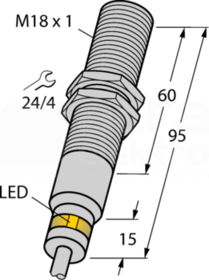 BI5-EM18D-VP6X/S120 Czujnik indukcyjny