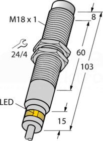 NI7-EM18D-VP6X/S120 Czujnik indukcyjny