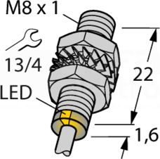 BI1,5-EG08K-AN6X Czujnik indukcyjny