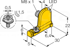 BIM-UNT-AP6X2-V1131 Czujnik magneto-indukcyjny