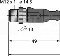 RSSD-RSSD-4416-3M Przewód Ethernet przemysłowy