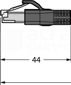 RJ45S-RJ45S-4416-3M Przewód Ethernet przemysłowy