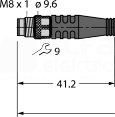 PSG4M-0.2-PSG4M/TXN Przewód czujnikowy