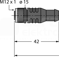 RK4.5T-10-RS4.5T/S2500 Kabel przyłączeniowy systemu RFID