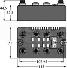 BLCDP-4M12VMT-4AI-VI Stacja sieciowa dla PROFIBUS-DP