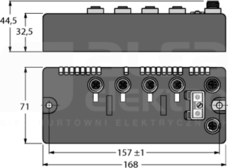BLCDN-4M12L-2AI-TC-2AI-TC Stacja sieciowa dla DEVICENET