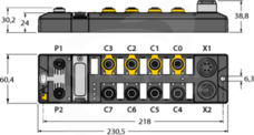 TBPN-L1-FDIO1-2IOL Moduł sieciowy I/O PROFIsafe / PROFINET
