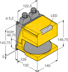 AG4-4E Skaner laserowy