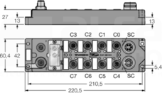 FLDP-IM8-0001 Moduł wejść/wyjść PROFIBUS-DP