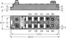 FLDP-IM16-0001 Moduł wejść/wyjść PROFIBUS-DP