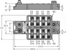 FLDP-IM32-0001 Moduł wejść/wyjść PROFIBUS-DP