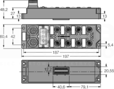 FLDP-IOM124-0002 Moduł wejść/wyjść PROFIBUS-DP