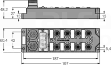 FGDP-IOM88-0003 Moduł wejść/wyjść PROFIBUS-DP