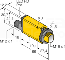 MIAD9LVAGQ Czujnik fotoelektryczny