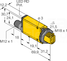 MIAD9FQ Czujnik fotoelektryczny