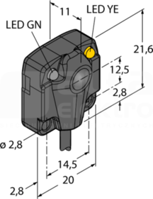 Q10AP6R Czujnik fotoelektryczny