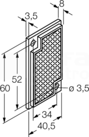 BRT-60X40C Lusterko