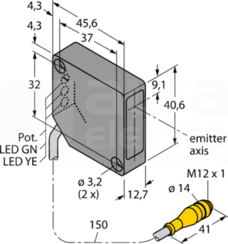 PD45VP6C200Q Czujnik fotoelektryczny