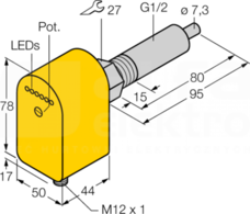 FCS-G1/2A4P-LIX-H1141/L080 Czujnik przepływu