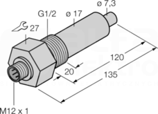 FCS-G1/2A4-NA-H1141/L120 Czujnik przepływu