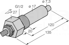 FCS-G1/2A4-NA/L120 Czujnik przepływu