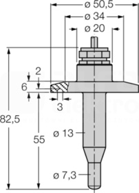 FCS-50A4-NA/D014 Czujnik przepływu