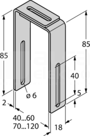MB2.1-Q25 Uchwyt montażowy