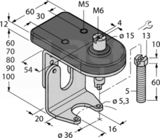 BTS-DSU35-ZF03-M5 Uchwyt montażowy