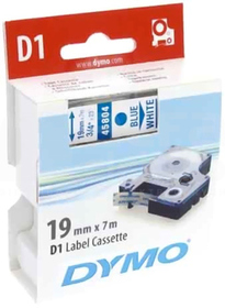 DYMO NIEBIESKO/BIAŁA TAŚMA D1 19mm*7mb(45804)