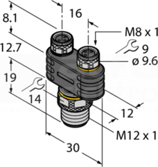 YB2-FSM4.4-2PKG3M Złącze