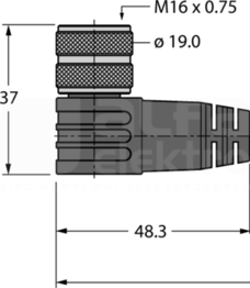 BKWM14-E01-10/S90 Złącze